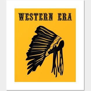 Western Era - Indian War Bonnet Posters and Art